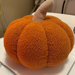 Cozy Orange Pumpkin Accent